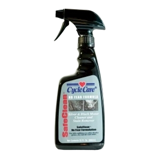 Cycle Care SafeClean Silver & Black Motor Cleaner