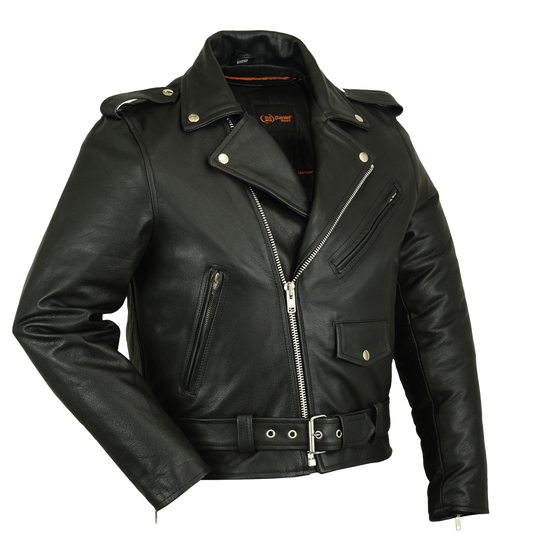 Classic Police Style Motorcycle Jacket