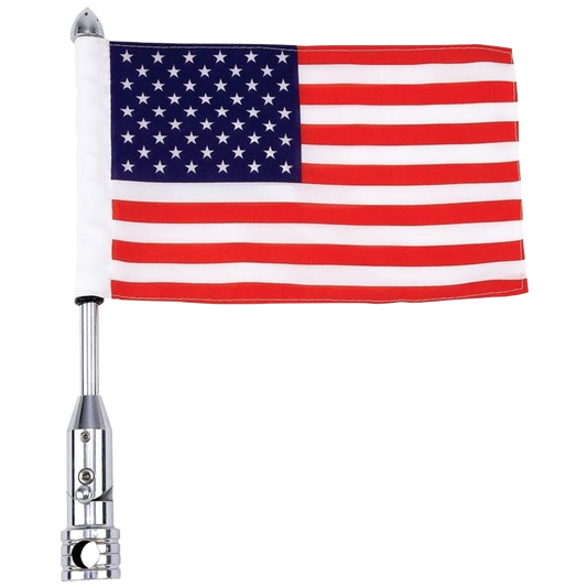USA Flag & Flagpole Mount