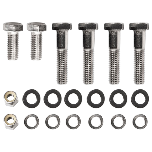 Set of screws and washers included in it.