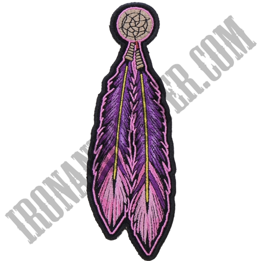Pink & Purple Feathers Patch