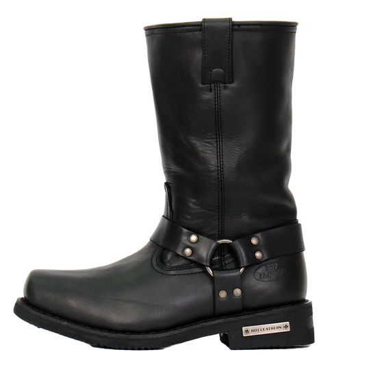 11-Inch Harness Boots in Black