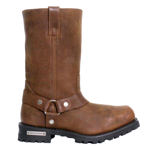 11-Inch Harness Boots in Rust Brown