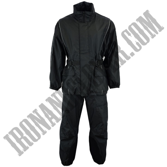 Unisex Rain Suit in All Black