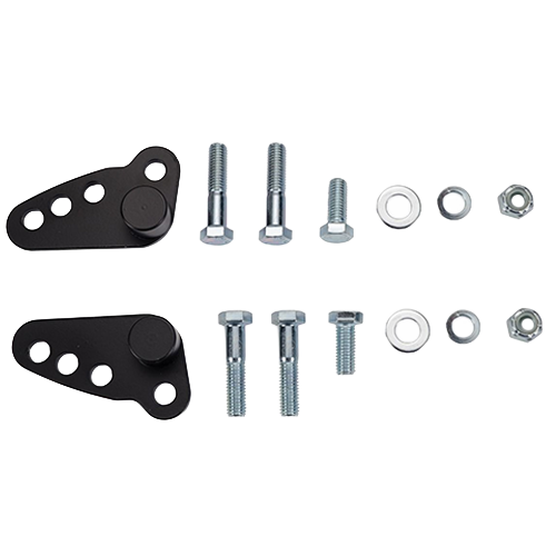 Adjustable Lowering Links Installed On Harley Touring