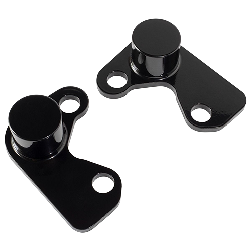 Harley Touring Coil Shock Lowering Links Installed