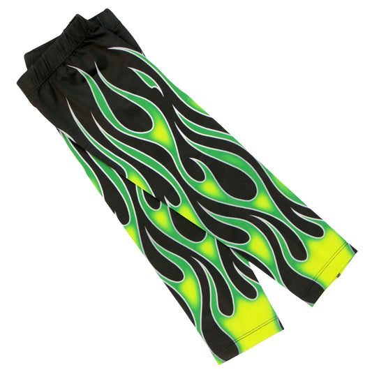 Green Flames Arm Sleeves