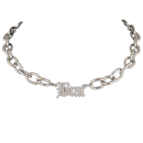 19 inch stainless steel BRAT choker necklace