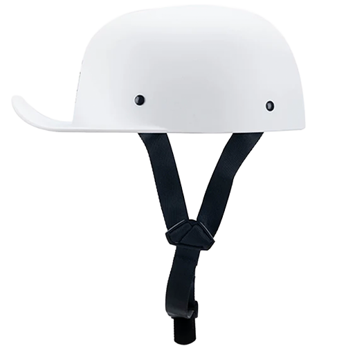 Crazy Alโs Flat White Baseball Pro Mini Motorcycle Helmet