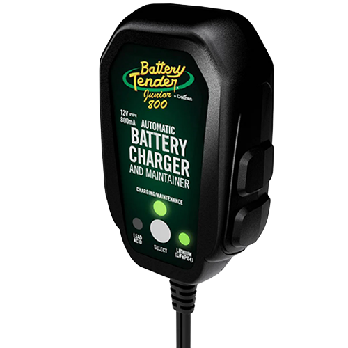 Compact Motorcycle Battery Charger And Maintainer