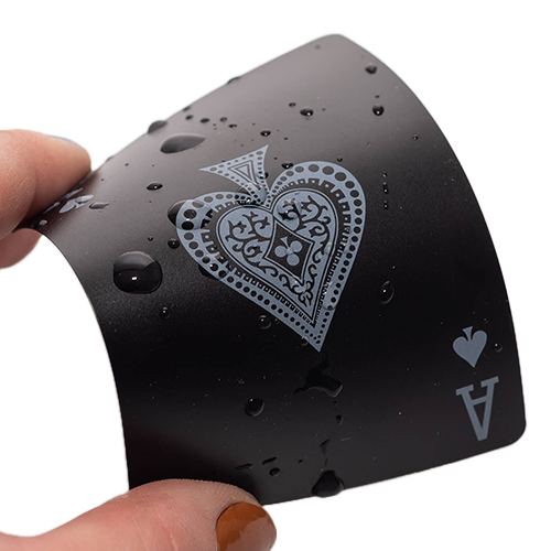 Black Edition Plastic Waterproof Playing Cards