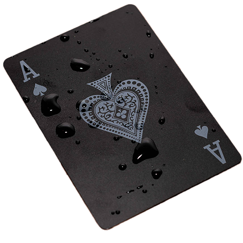 Black Edition Plastic Playing Cards