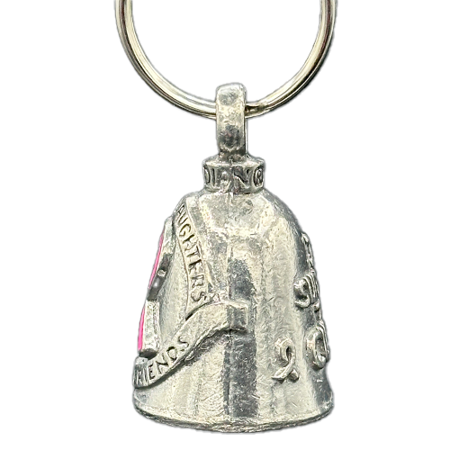 Breast Cancer Bell Guardian Pewter Design