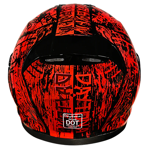 Glossy Daytona Detour Havoc helmet with Bluetooth compatibility and adjustable vents.
