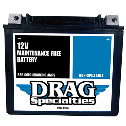 Drag Specialties AGM High-Performance Battery YTX20HL FT โ Factory Activated