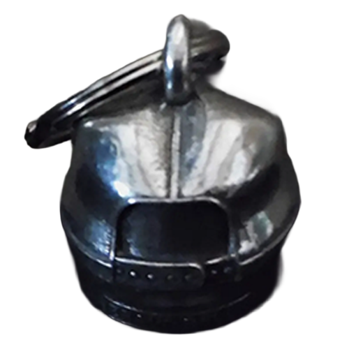 FTW Skull Hat Bell with Ruby Eyes Back View