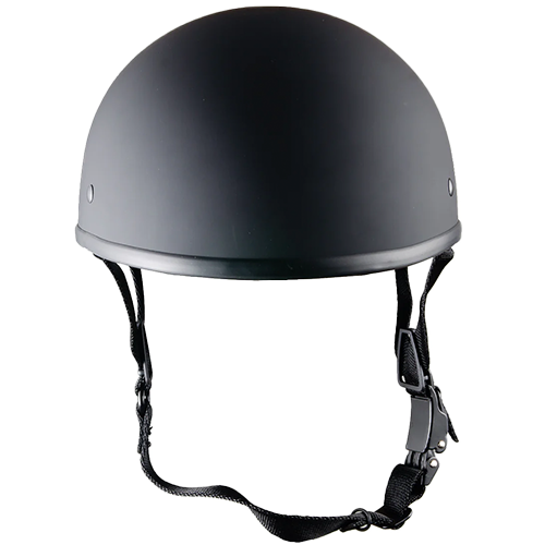Featherlight Polo Gloss Black Low Profile DOT Helmet