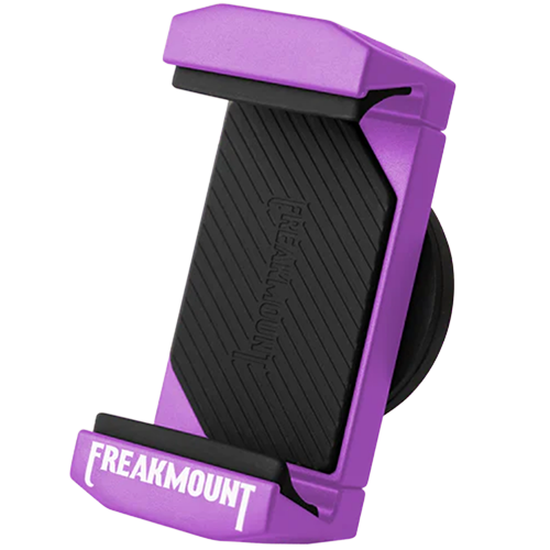Freakmount Billet 2.0 Magnetic Phone Holder – Purple Blast Billet Aluminum