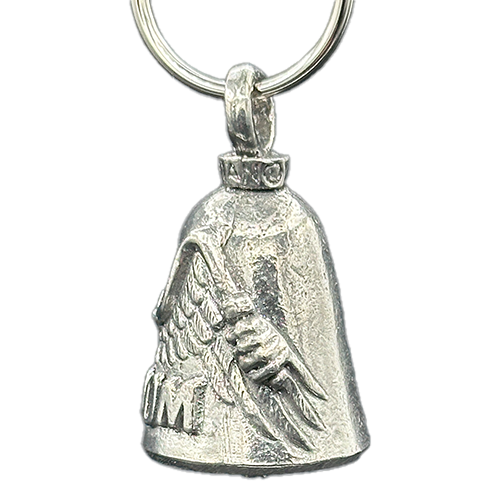 Freedom Rider Bell Guardian Pewter Design