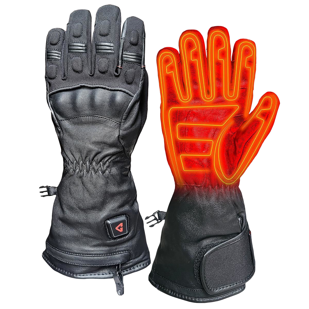 Unisex Heated Motorcycle Gloves – Microwire Technology