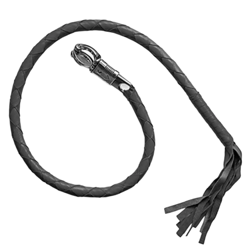 Motorcycle Get Back Whip β Silver Quick Release Clip