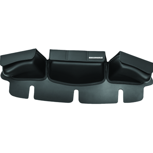 Compact Kuryakyn fairing bag for phone, wallet, and sunglasses.