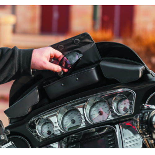 Motorcycle Storage Pouch For Harley Fairing