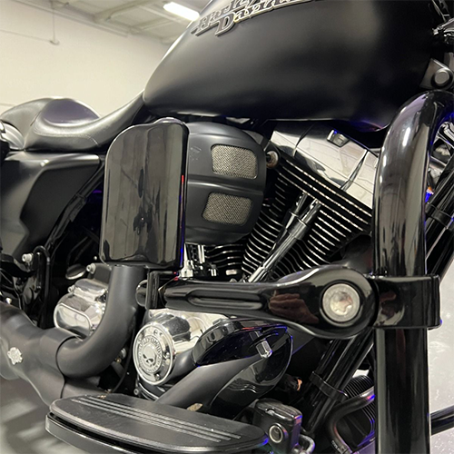 Black Highway Foot Pegs For Harley & Indian Motorcycles