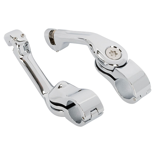 Adjustable Long Angled Motorcycle Foot Peg Mounts