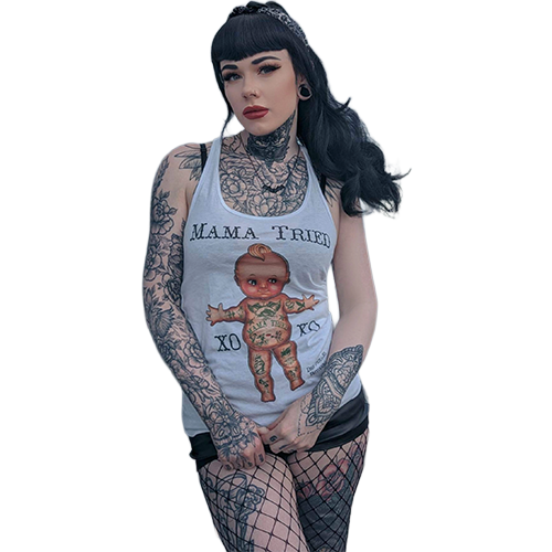 Rebellious Wild Child Graphic Tank Top