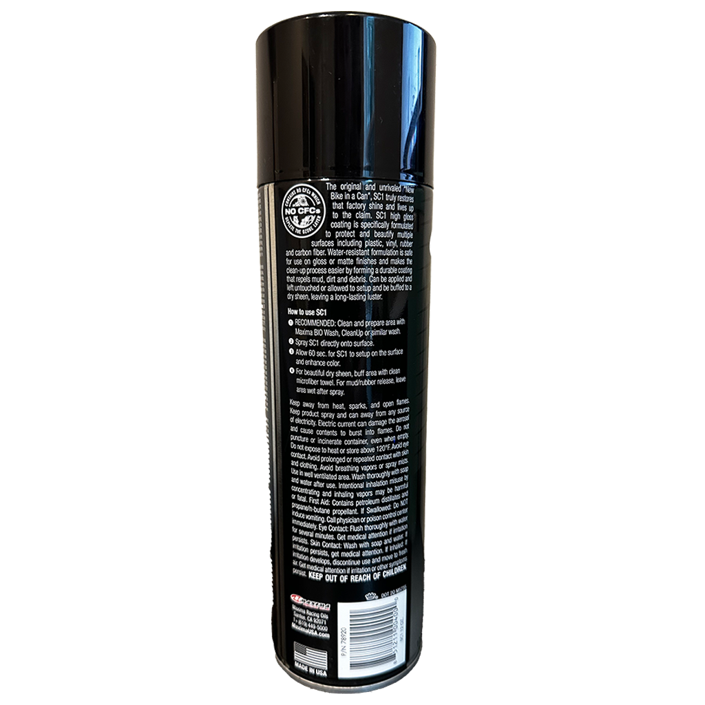 Motorcycle Detail Spray – Water Resistant Plastic & Vinyl Shine