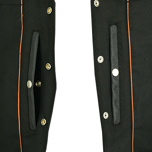 Menβs Concealed Carry Leather Vest Dual Holsters