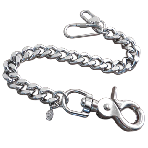 Silver chain leash with clasp