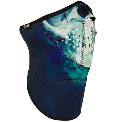 Paint Skull motorcycle face mask with filters