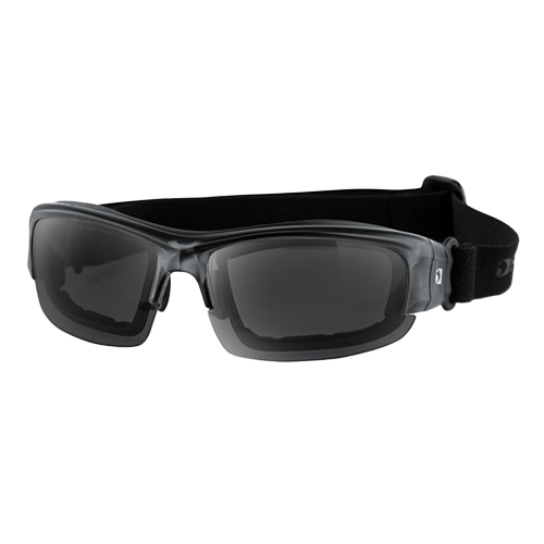 Rally Multi-Lens Glasses Smoked Lens with Goggle Strap