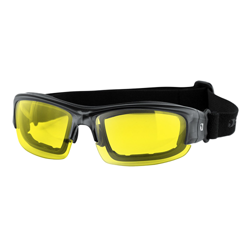 Rally Multi-Lens Glasses Yellow Lens with Goggle Strap