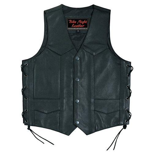 Kids Side Lace Leather Vest π€π₯