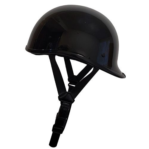 Featherlight Polo Helmet – Gloss Black 🏍️