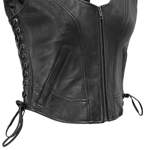 Women's Raven Moto Vest 🖤⚡