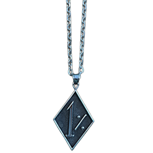 1% Large Pendant Necklace – Stainless Steel 💀🖕