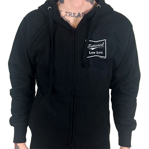 Tattooed Low Life Zip-Up Hoodie π
