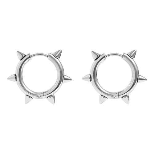 Spike Hoop Earrings ⚡