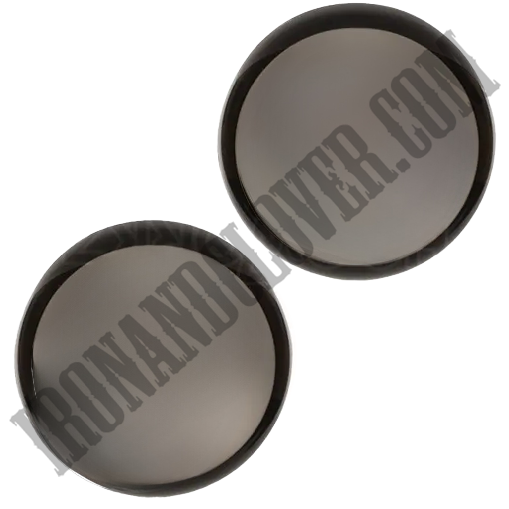Blacked Out Smoked Turn Signal Lens Covers For Harley Touring Models