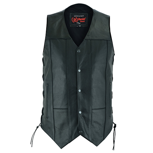 Men’s Tall Utility Vest With Ten Pockets And Side Laces
