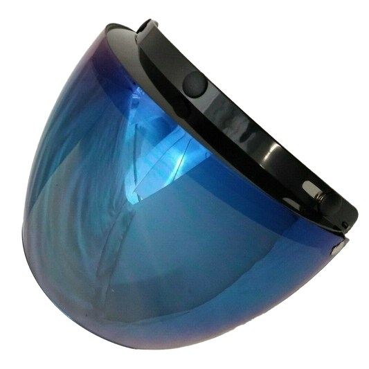 Snap & Flip Shield in Hard Coated Blue Mirror