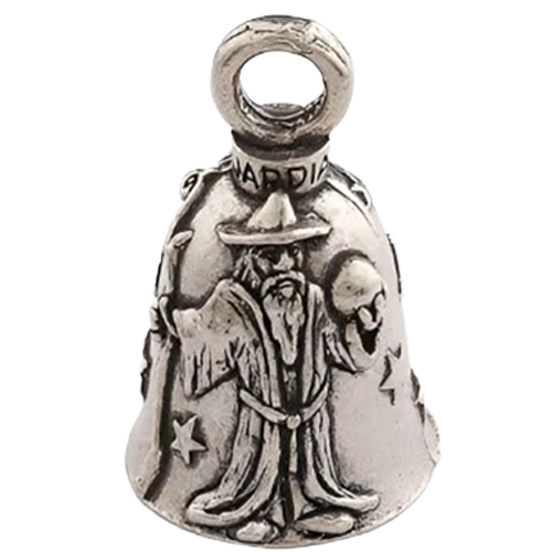 Wizard Guardian Bell โ Pewter Motorcycle Bell Made in USA