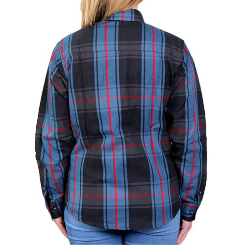 Heavyweight Cotton Plaid Shirt For Women