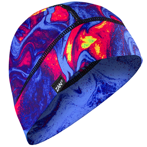 Motorcycle Helmet Liner – Thermal Blue Design for Cool Comfort