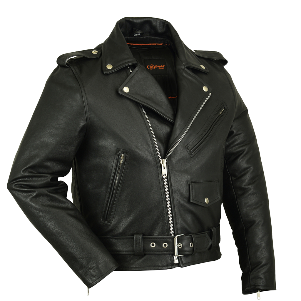 Classic Police Style Motorcycle Jacket