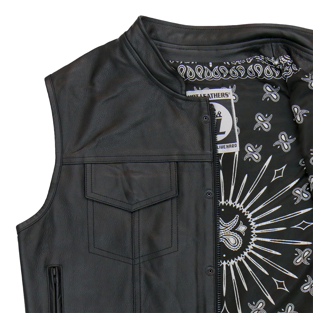 Paisley Black Club Vest